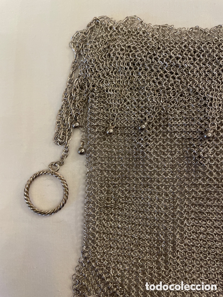 Antig&uuml;edades: Bolso plata siglo XIX - Foto 4