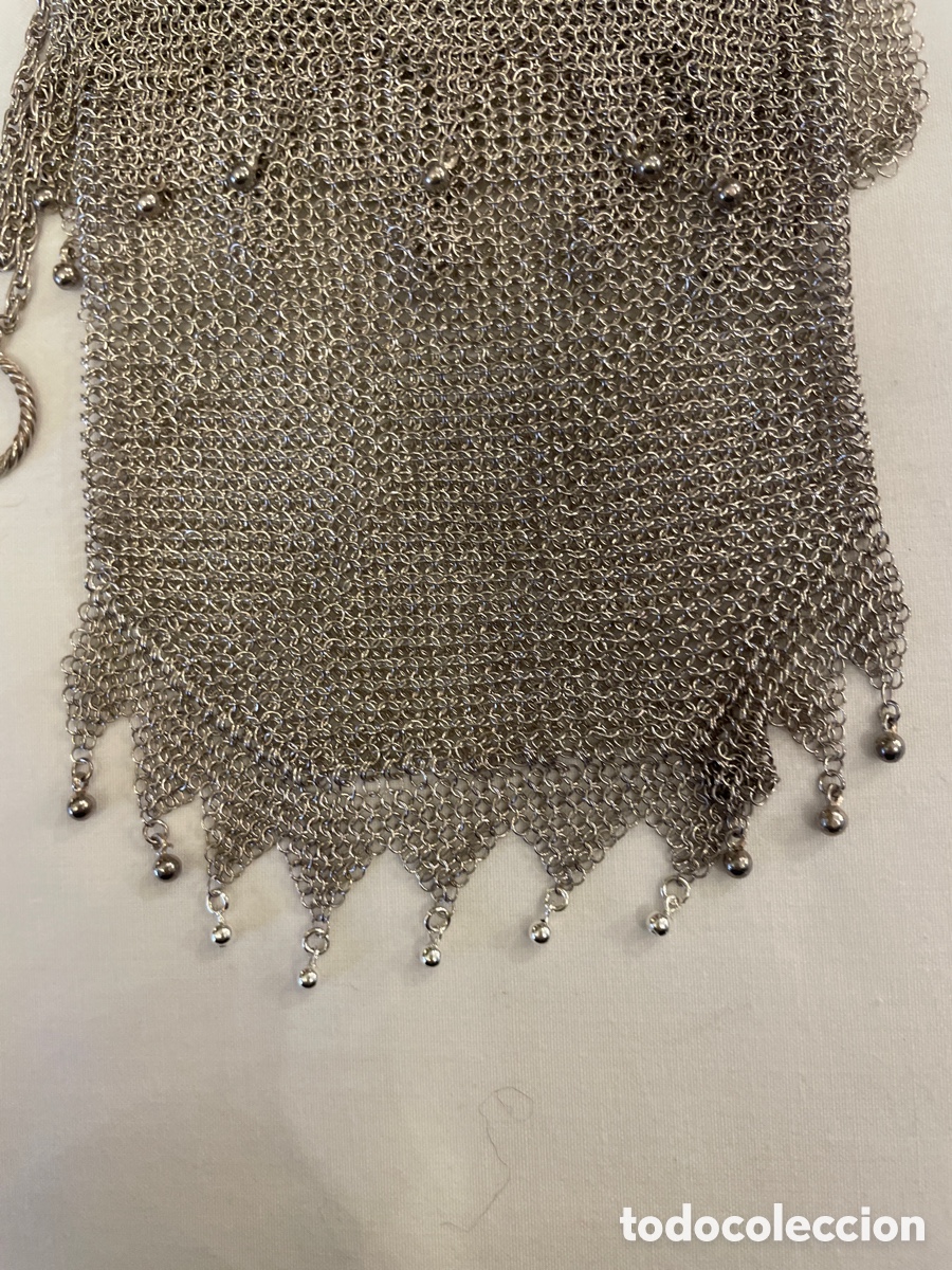 Antig&uuml;edades: Bolso plata siglo XIX - Foto 6