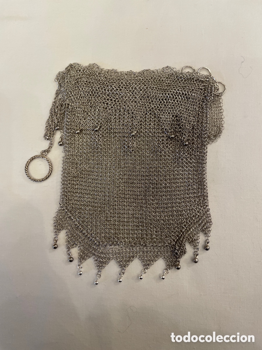 Antig&uuml;edades: Bolso plata siglo XIX - Foto 1
