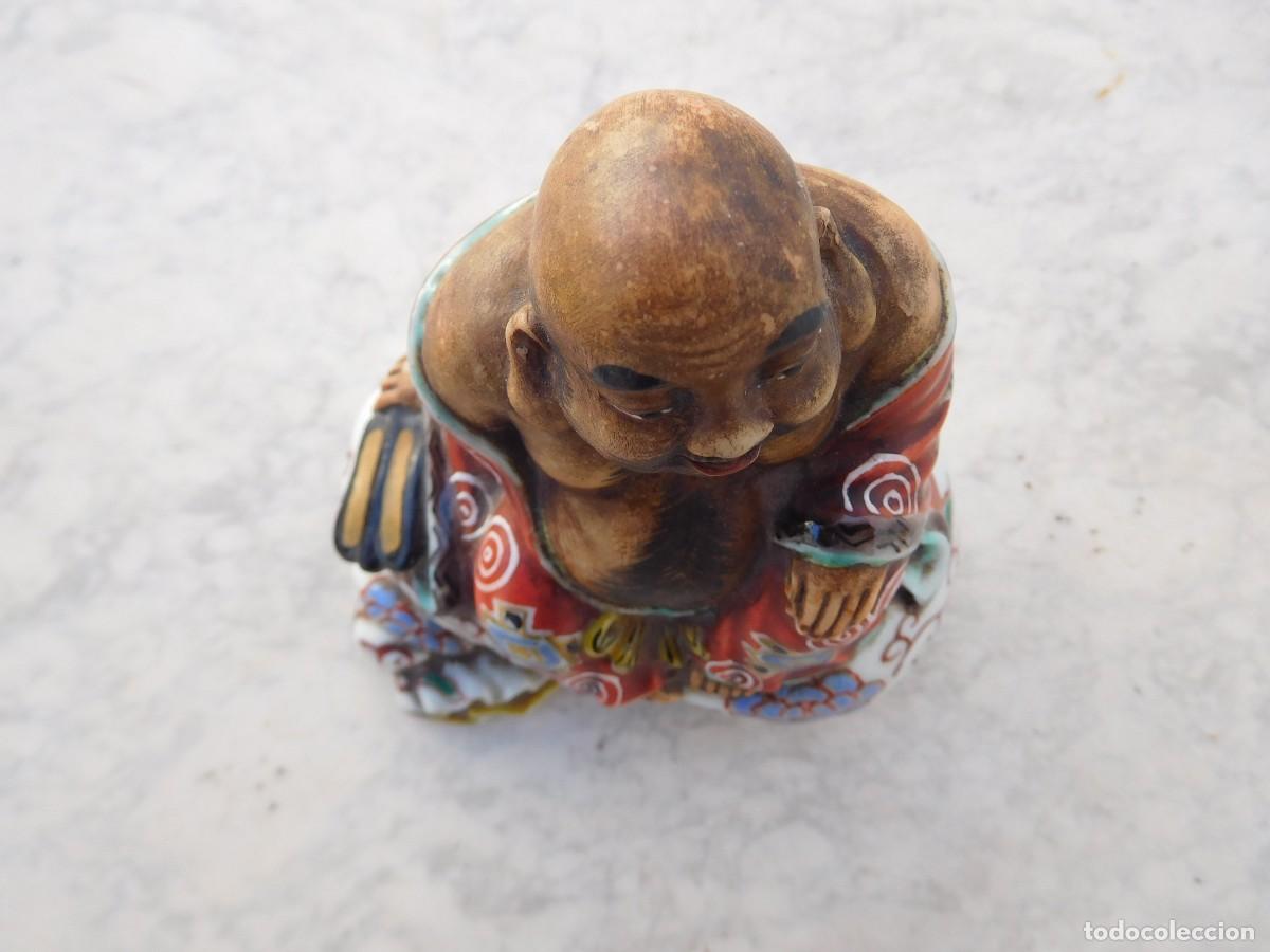 Antig&uuml;edades: Figura de porcelana Buda - Foto 2