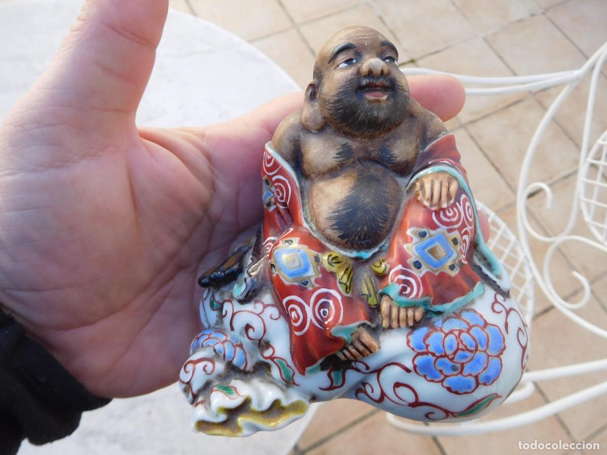 Antig&uuml;edades: Figura de porcelana Buda - Foto 3