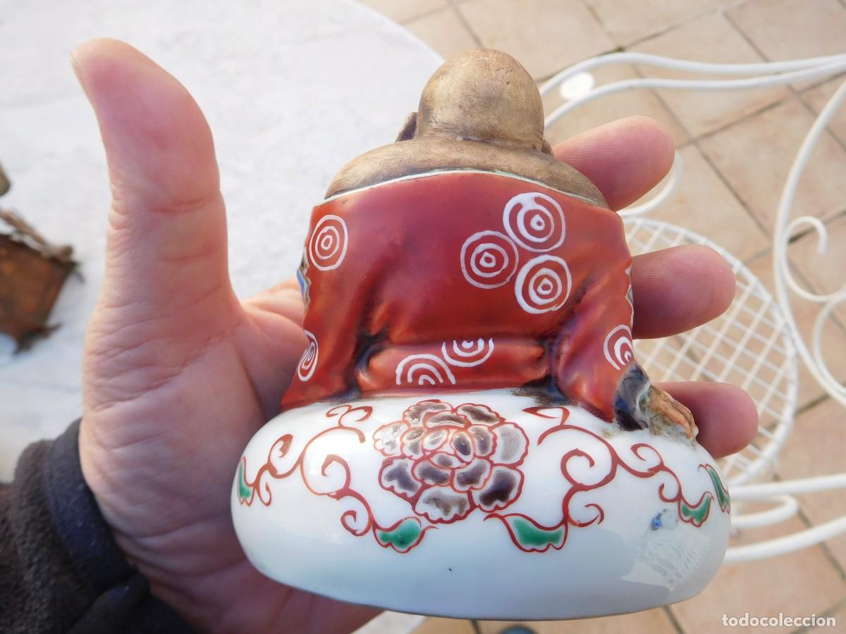Antig&uuml;edades: Figura de porcelana Buda - Foto 6
