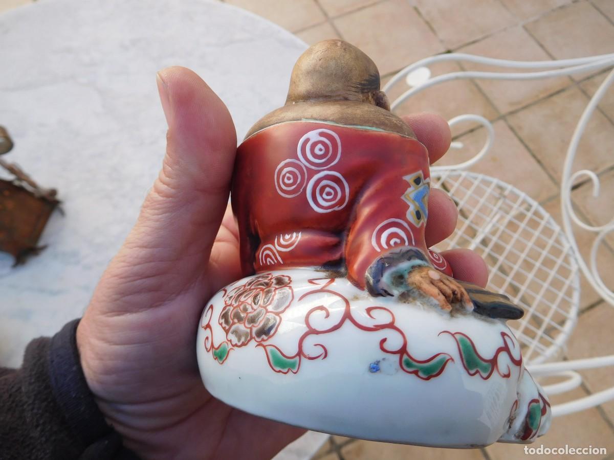 Antig&uuml;edades: Figura de porcelana Buda - Foto 7