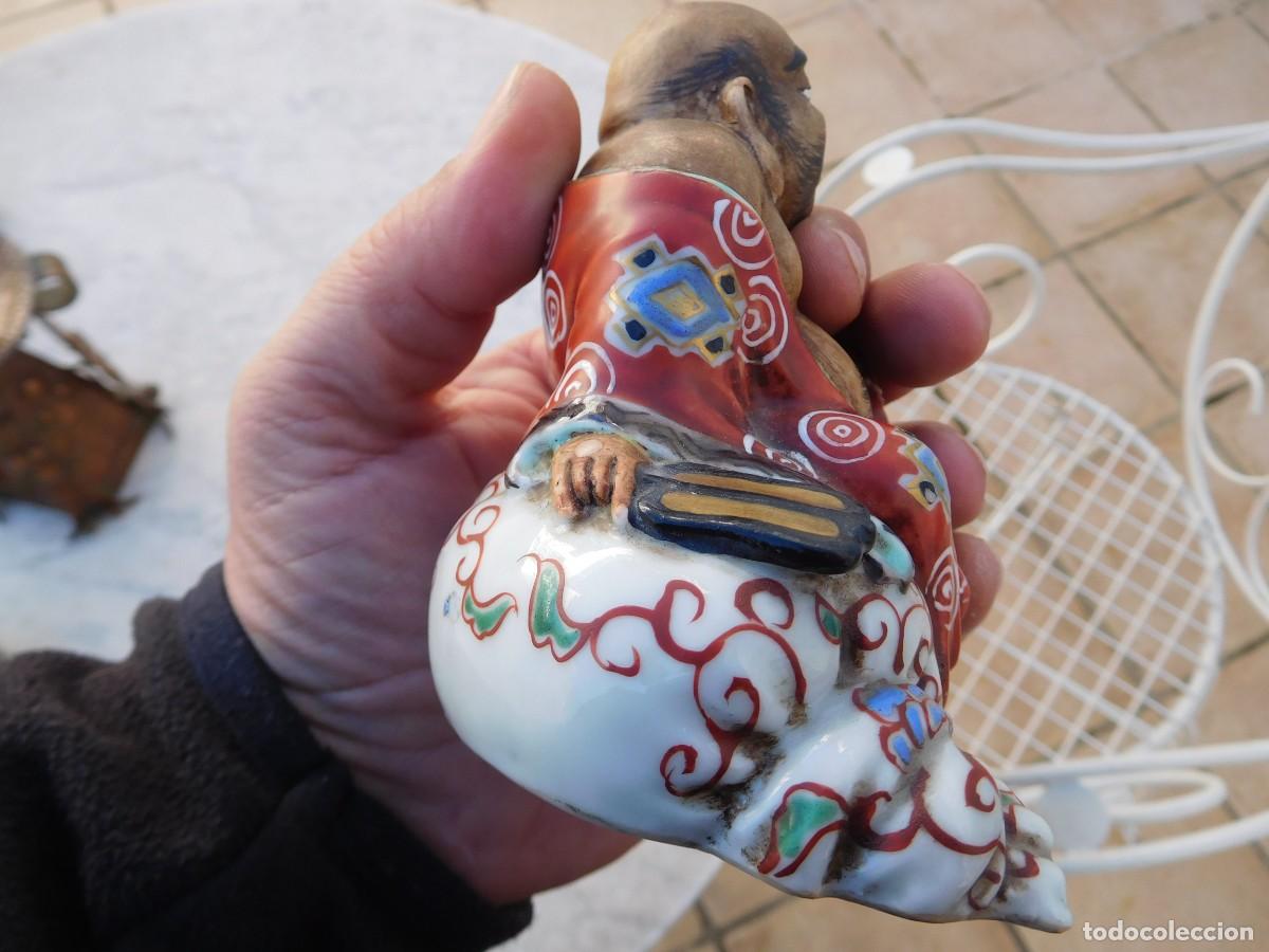 Antig&uuml;edades: Figura de porcelana Buda - Foto 8