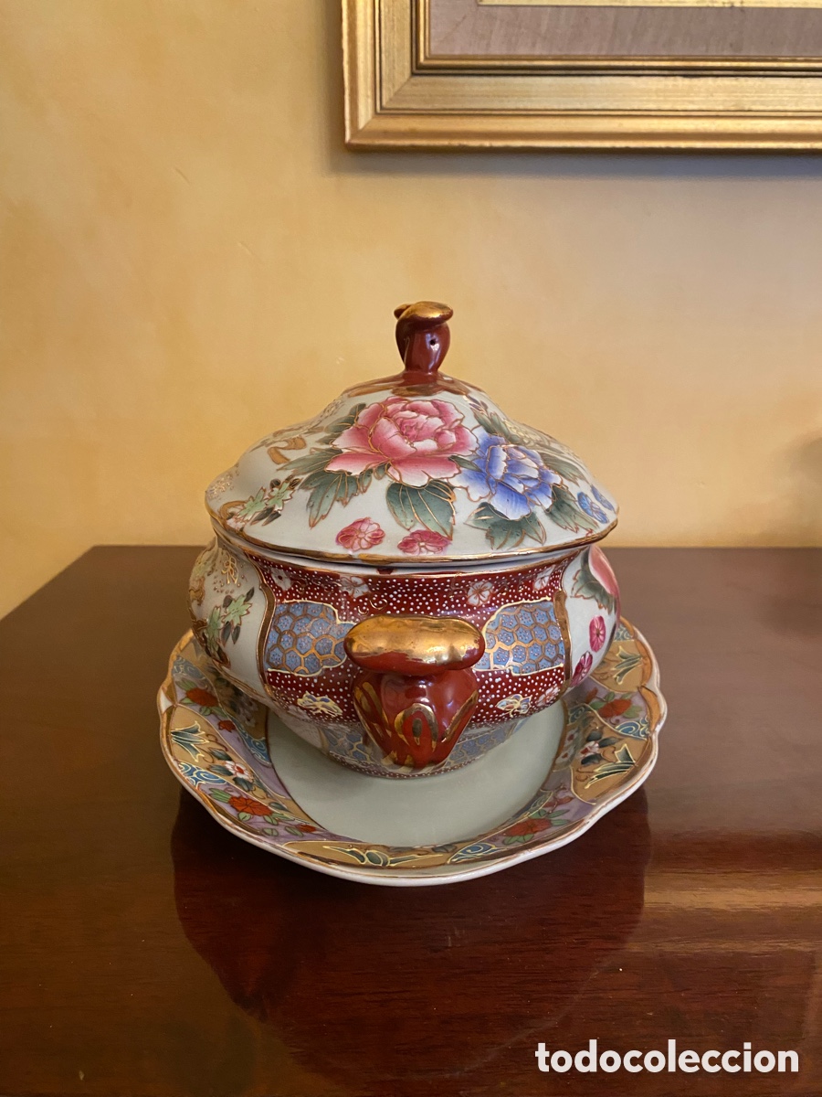 Antig&uuml;edades: Sopera de porcelana china - Foto 2