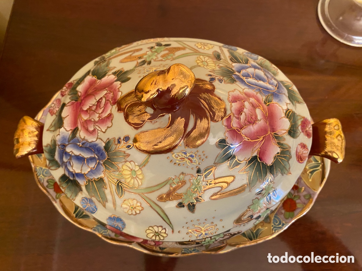 Antig&uuml;edades: Sopera de porcelana china - Foto 3