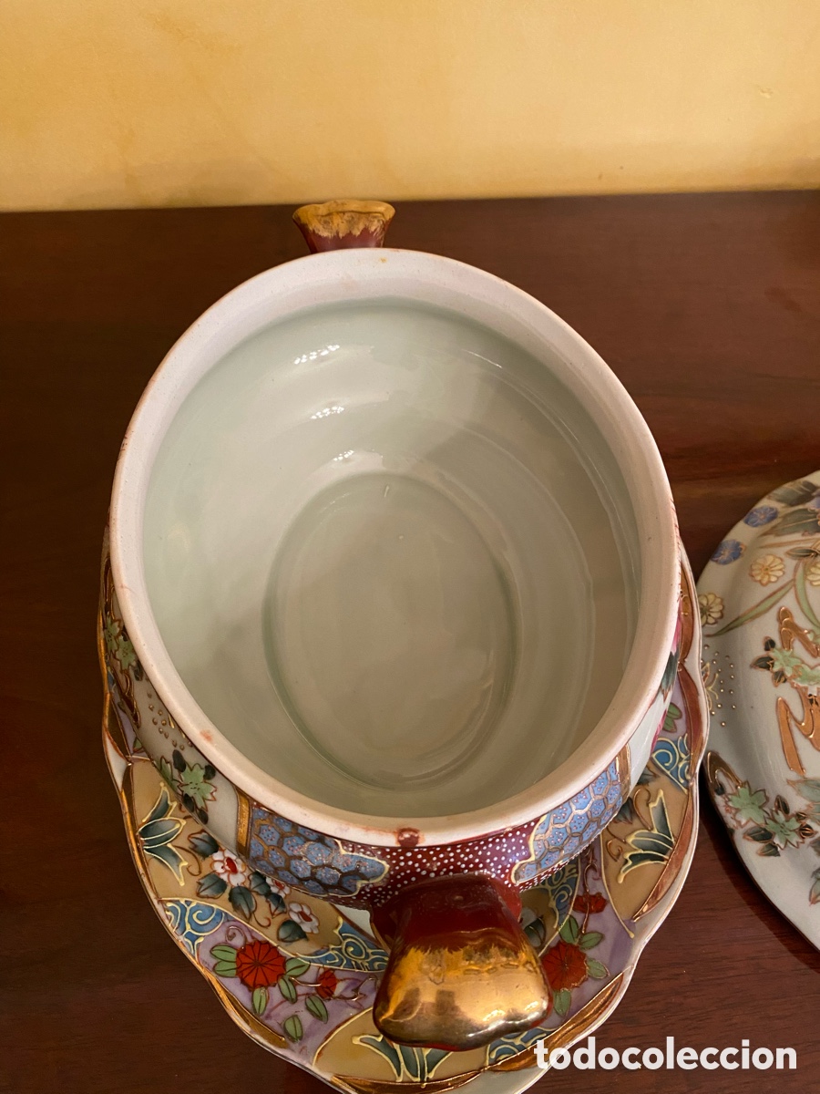 Antig&uuml;edades: Sopera de porcelana china - Foto 4