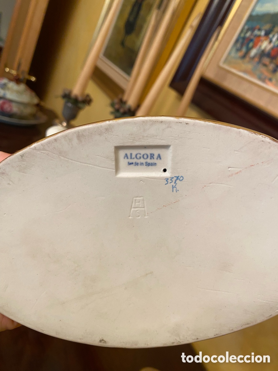 Antig&uuml;edades: Figura de porcelana Algora &ldquo;Querubines&rdquo; - Foto 2