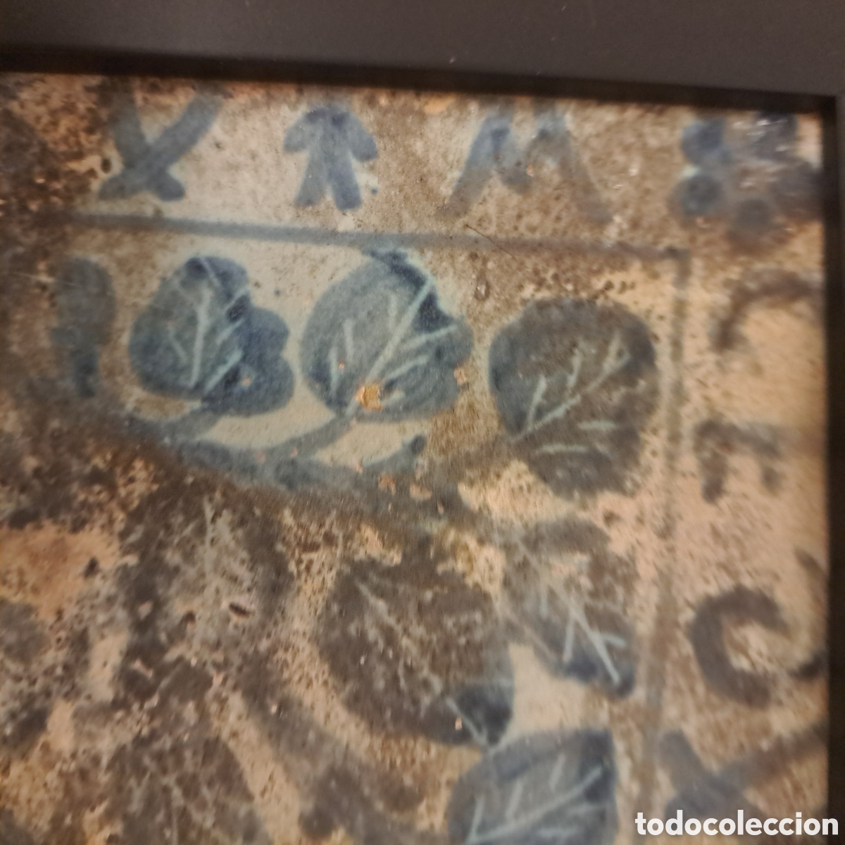 Antig&uuml;edades: Azulejo gotico. Siglo XV. Manises. - Foto 2