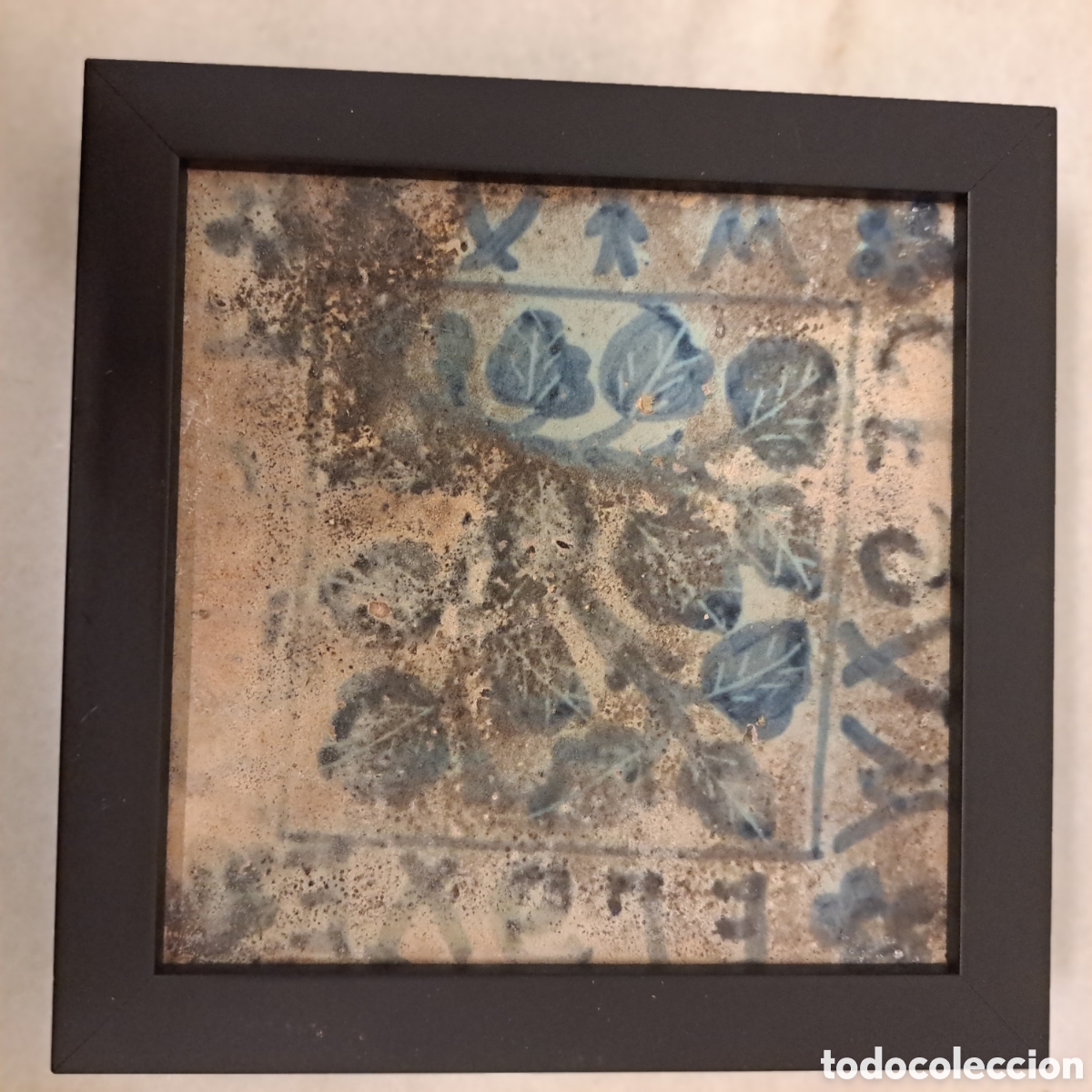 Antig&uuml;edades: Azulejo gotico. Siglo XV. Manises. - Foto 1
