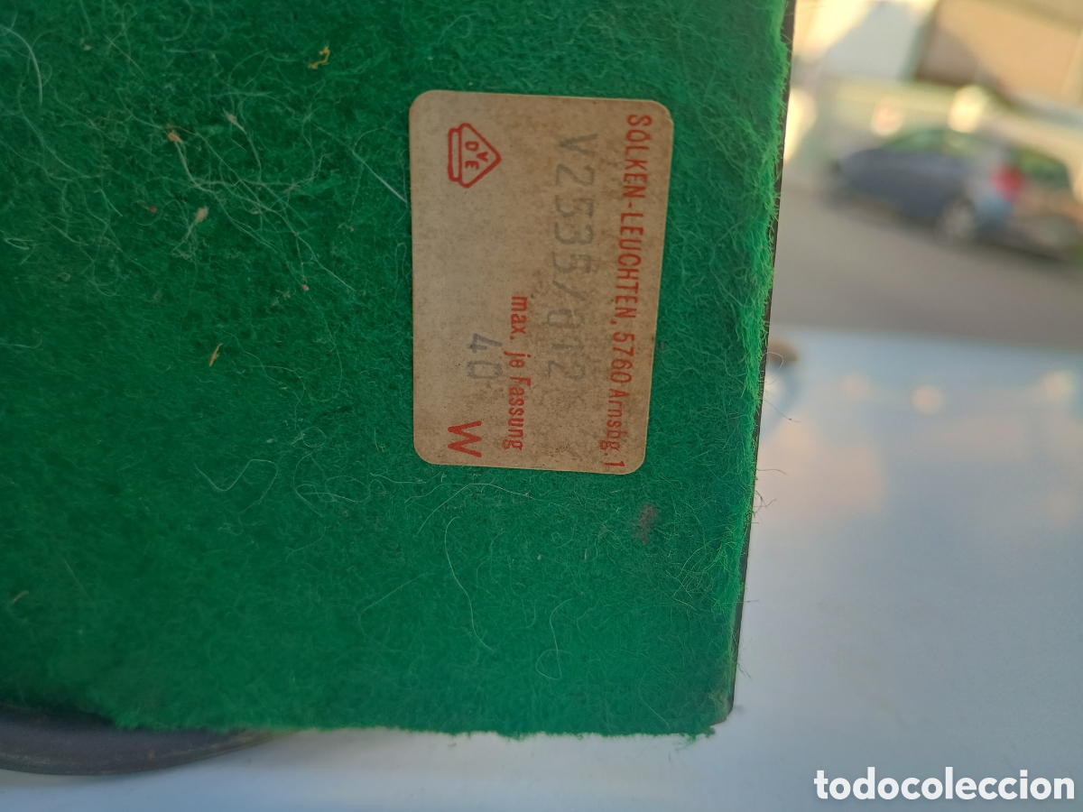 Antig&uuml;edades: L&aacute;mpara banquero escritorio - Foto 5