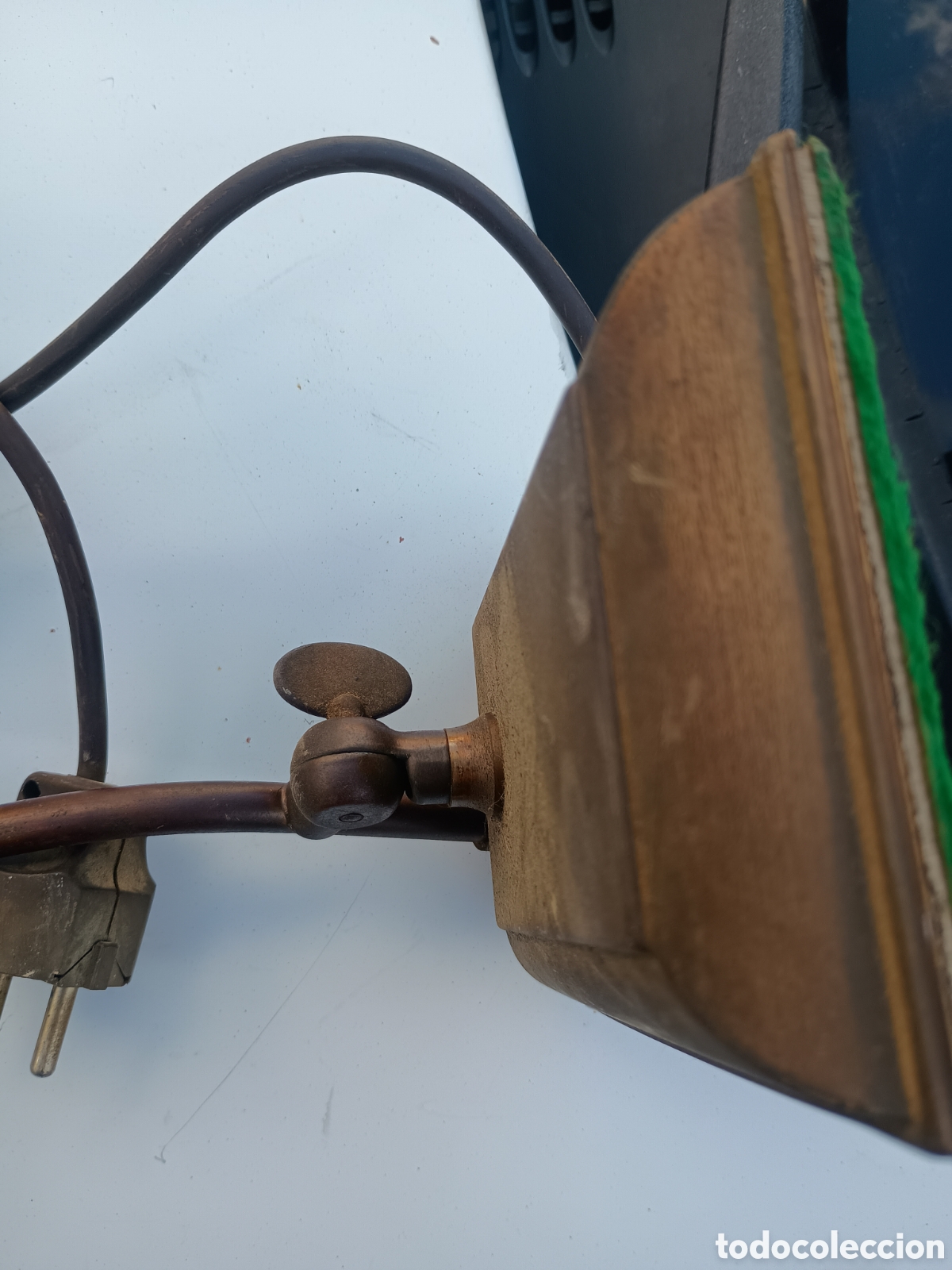 Antig&uuml;edades: L&aacute;mpara banquero escritorio - Foto 11