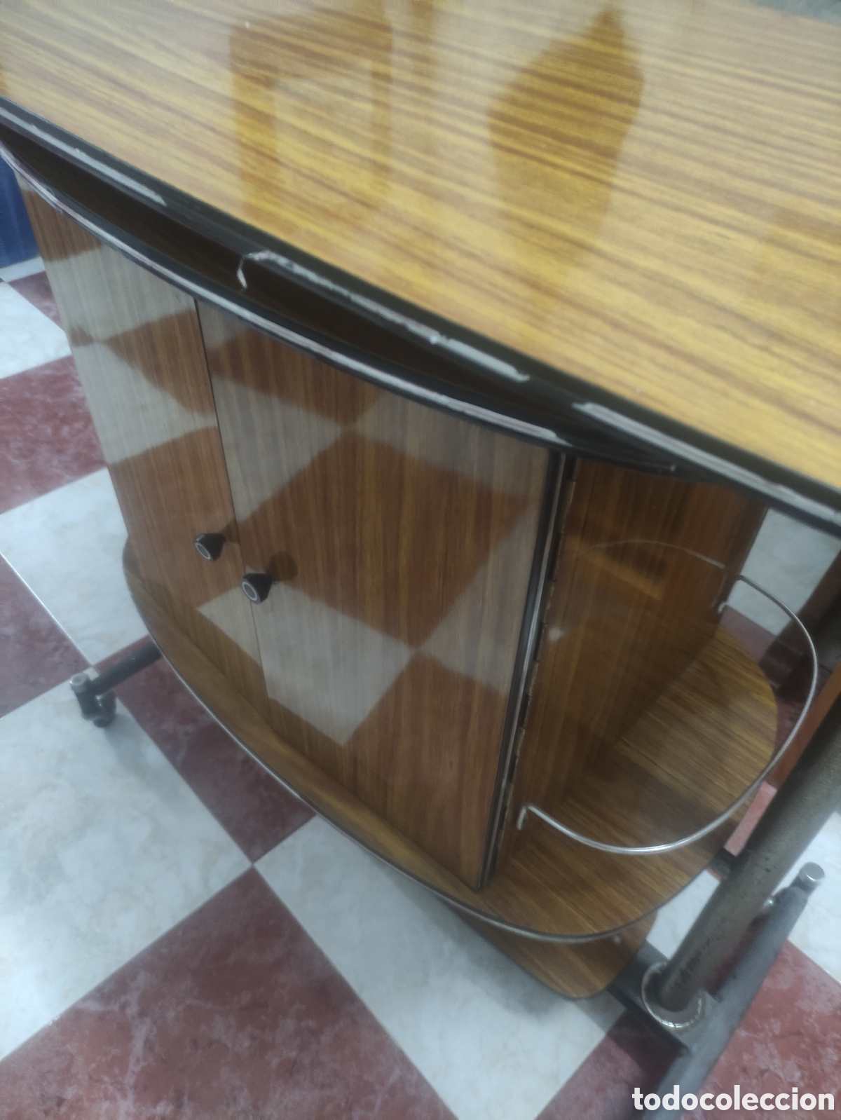 Antig&uuml;edades: Mesa camarera antigua - Foto 10