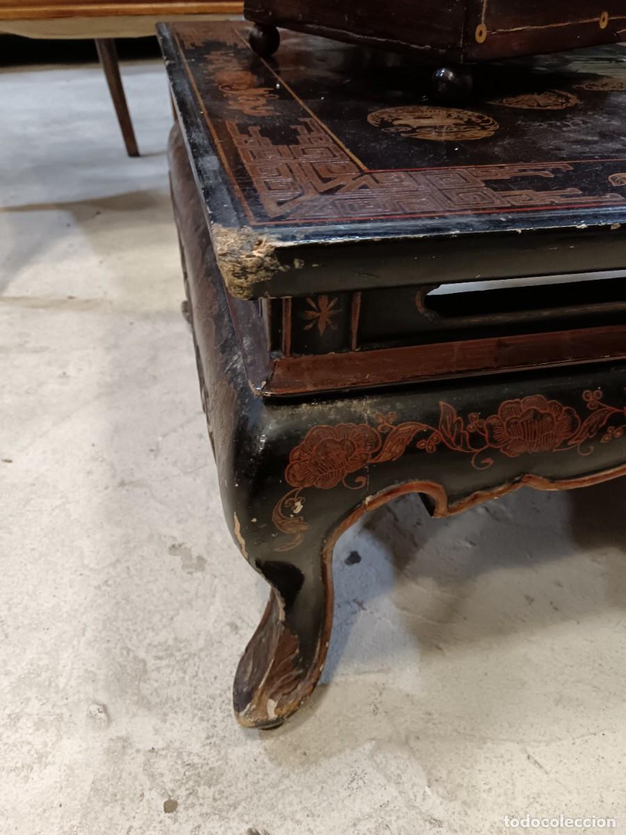 Antig&uuml;edades: ANTIGUA MESA BAJA ORIENTAL - Foto 8