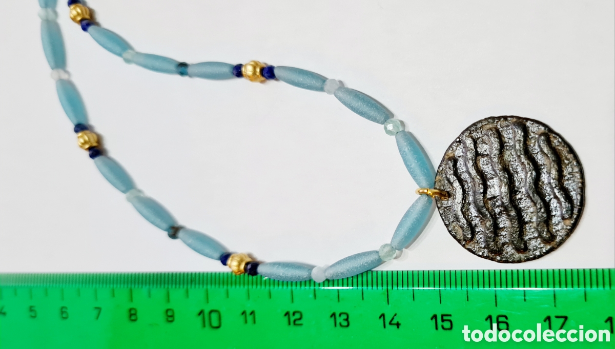 Antig&uuml;edades: Collar con colgante medieval - Foto 8
