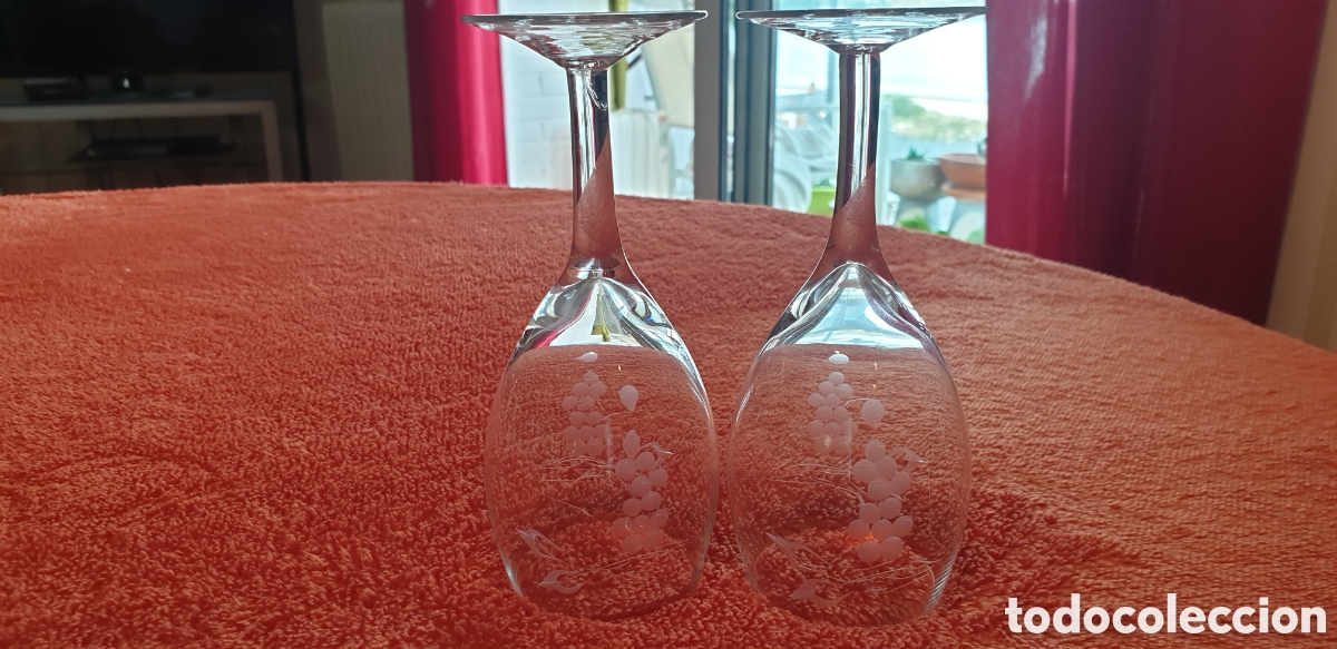 Antig&uuml;edades: Decantador tallado + 4 copas cristal - Foto 15