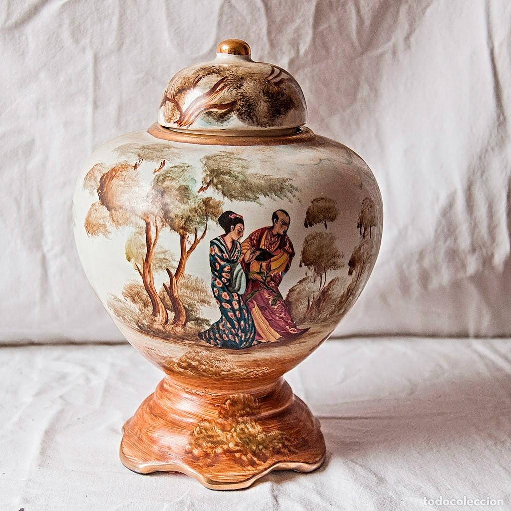 Antig&uuml;edades: Jarr&oacute;n antiguo estilo Chinoiserie - Foto 1