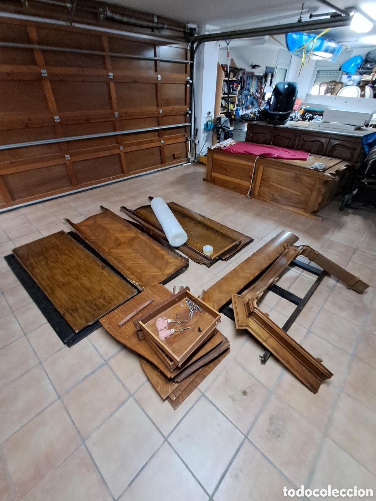 Antig&uuml;edades: Armariode marqueter&iacute;a, muebles frances - Foto 6