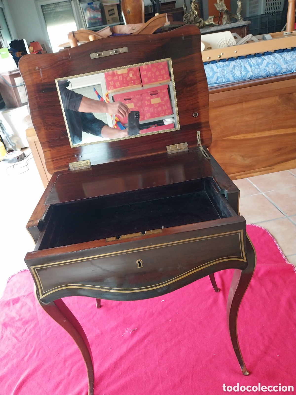 Antig&uuml;edades: Mesa tocador Napoleon III - Foto 4