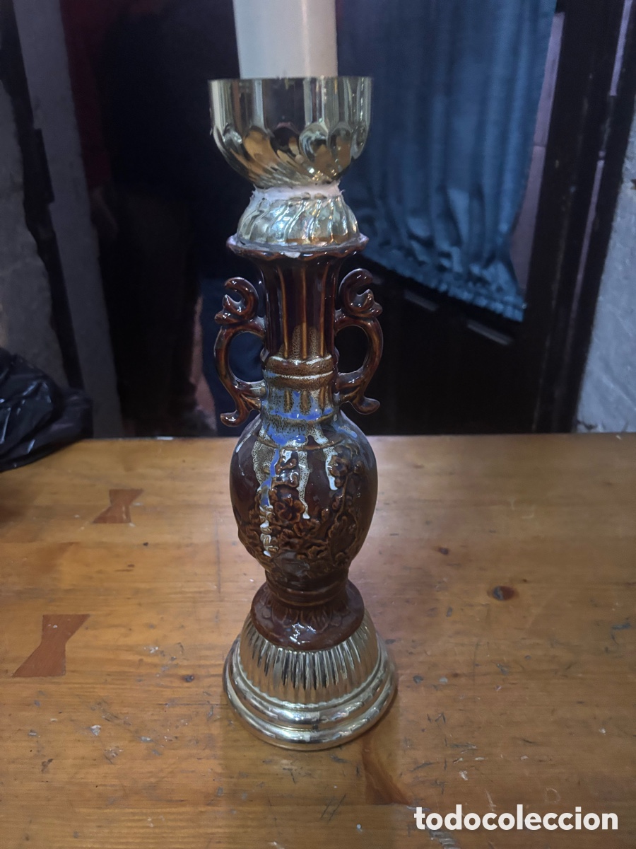 Antig&uuml;edades: Candelabros de aceite - Foto 2