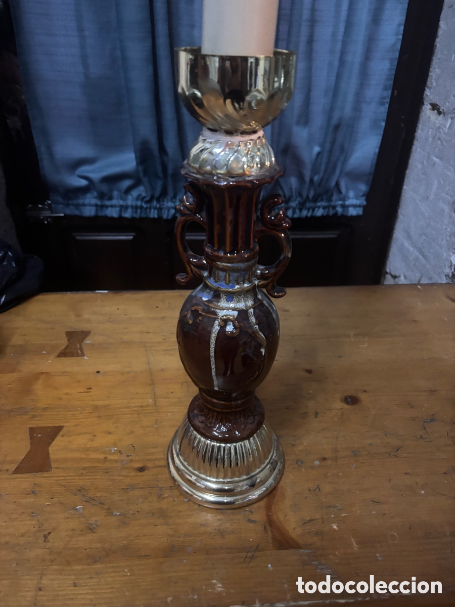 Antig&uuml;edades: Candelabros de aceite - Foto 3