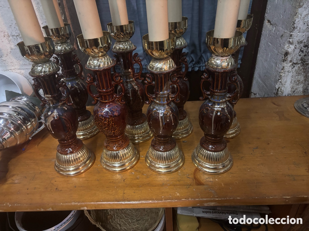 Antig&uuml;edades: Candelabros de aceite - Foto 4