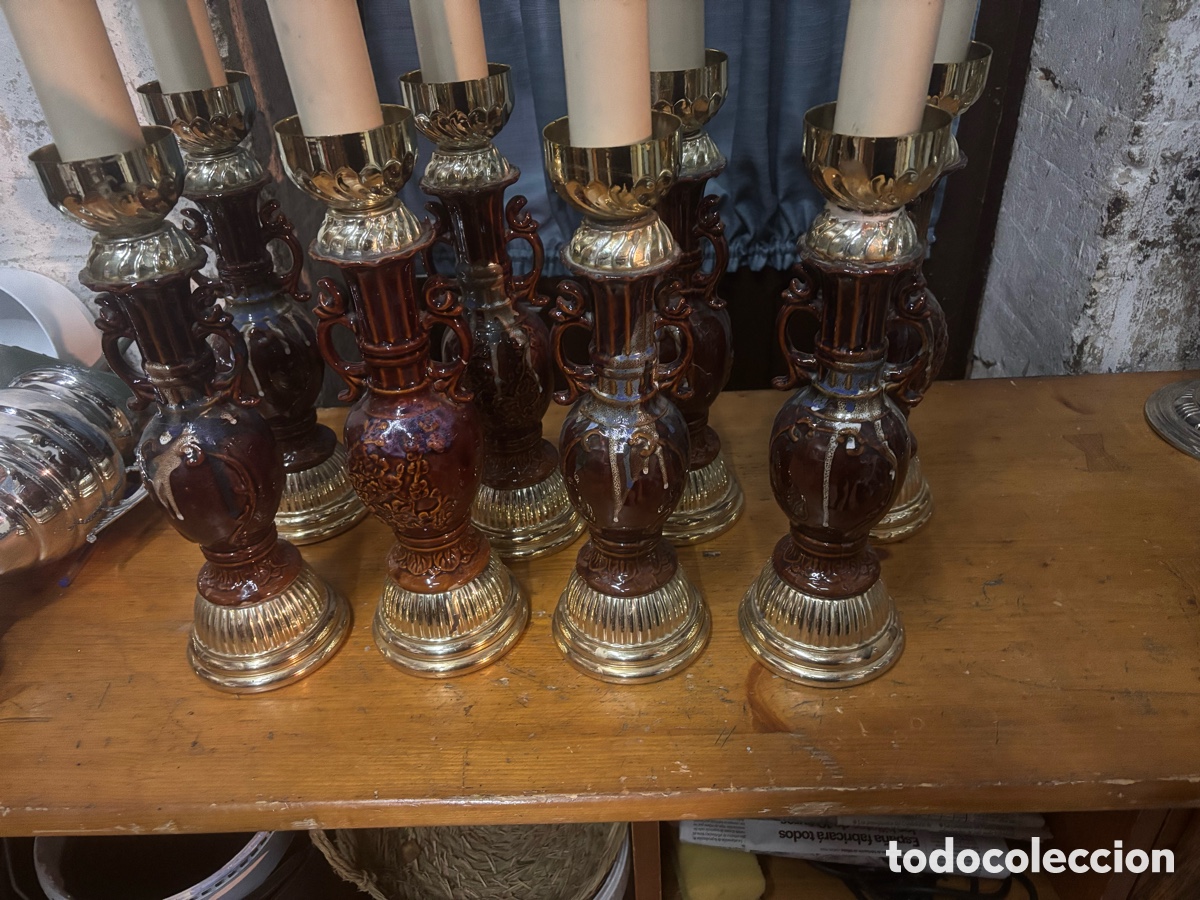 Antig&uuml;edades: Candelabros de aceite - Foto 5