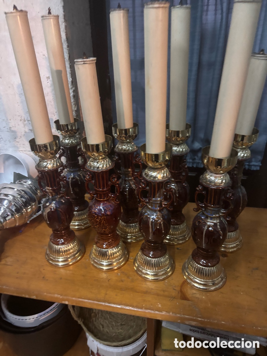 Antig&uuml;edades: Candelabros de aceite - Foto 6