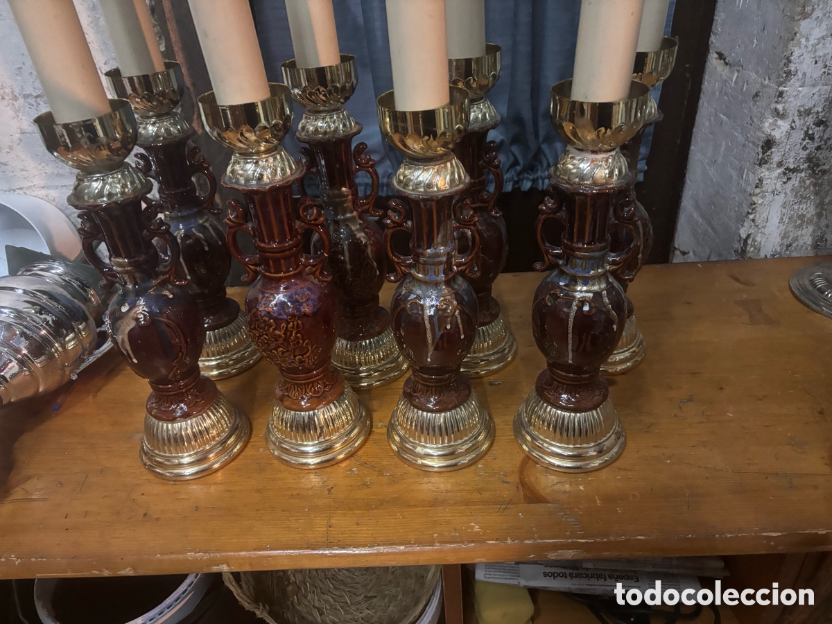 Antig&uuml;edades: Candelabros de aceite - Foto 7