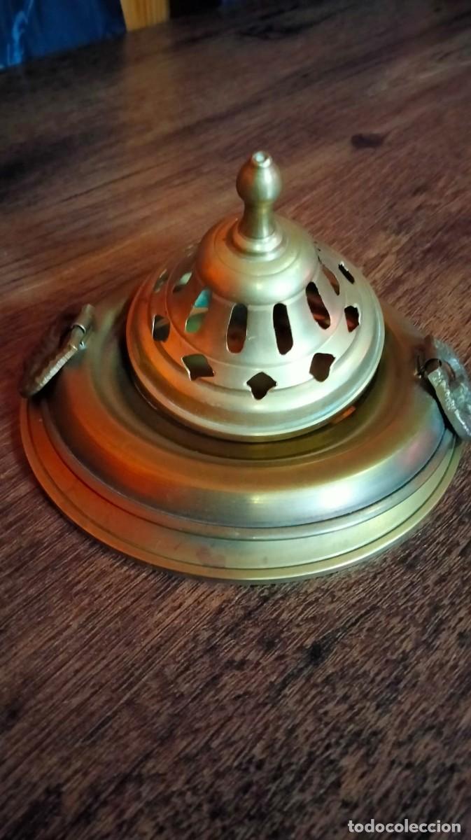 Antig&uuml;edades: peque&ntilde;o bracero de bronce - Foto 2