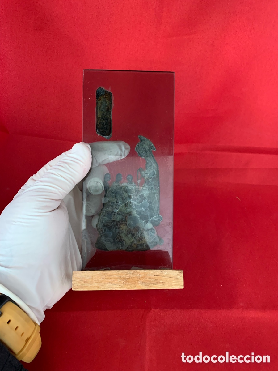 Antig&uuml;edades: VIRGEN DE FATIMA SOBRE METACRILATO - Foto 7