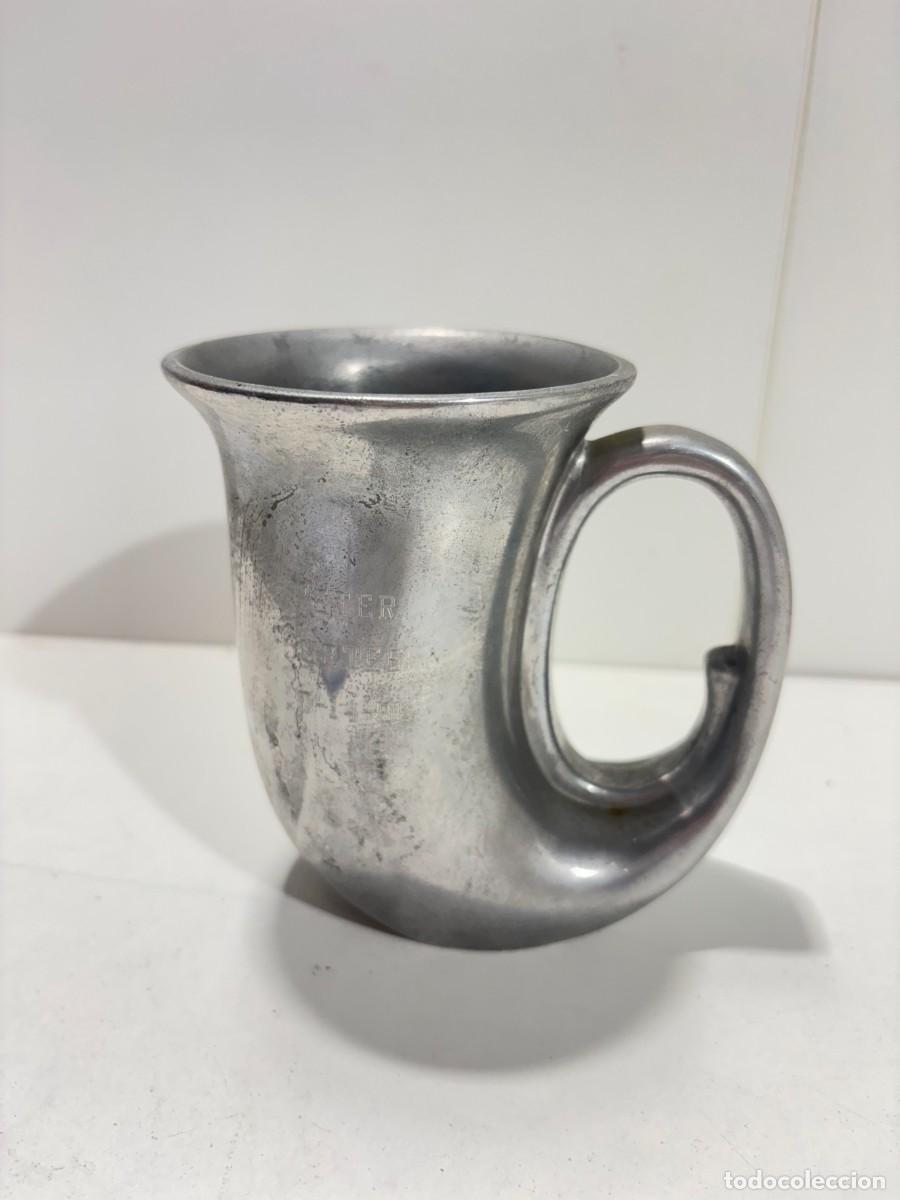 Antig&uuml;edades: JARRA METAL (ESTA GRABADA) - Foto 1