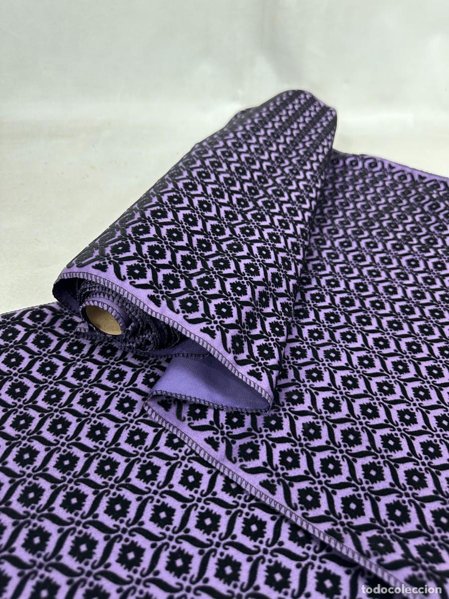 Antig&uuml;edades: Terciopelo de muestras morado - Foto 5