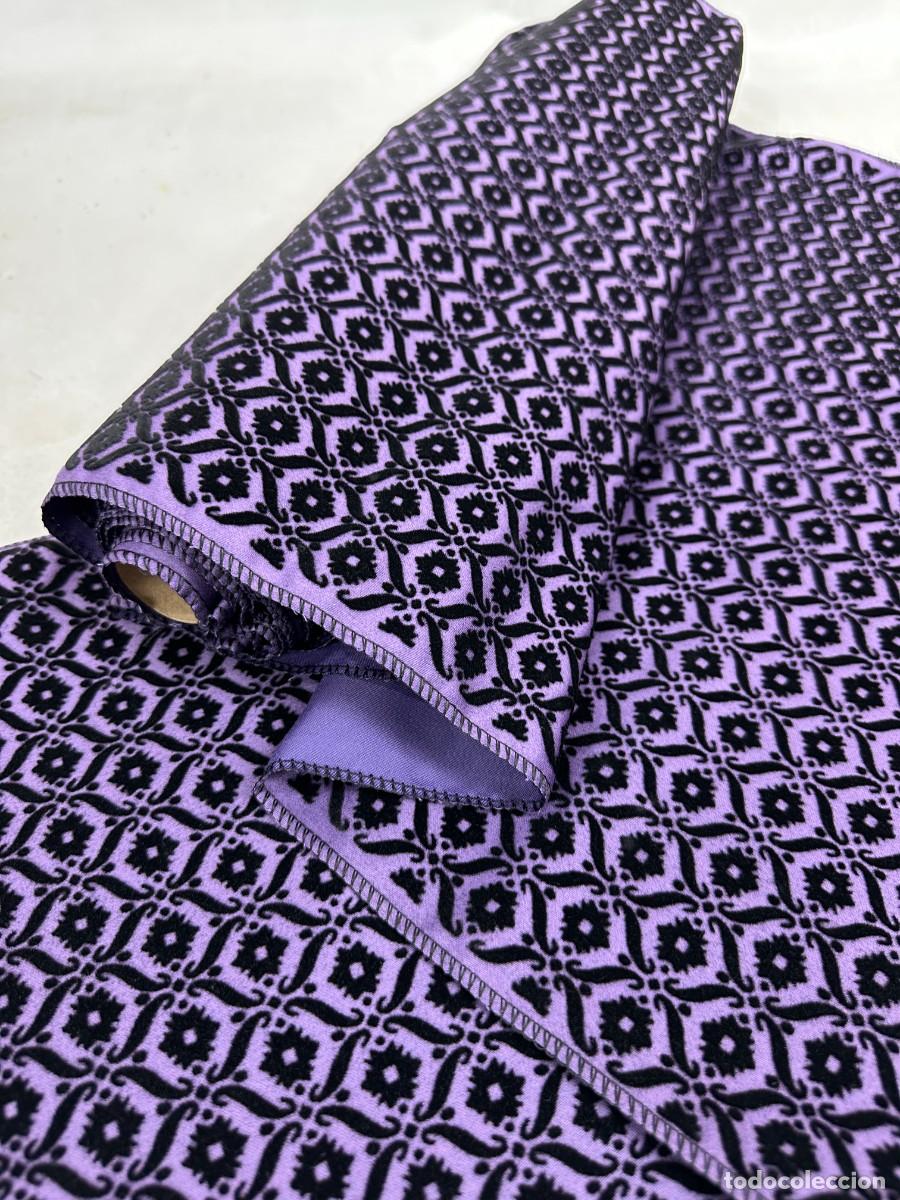 Antig&uuml;edades: Terciopelo de muestras morado - Foto 6