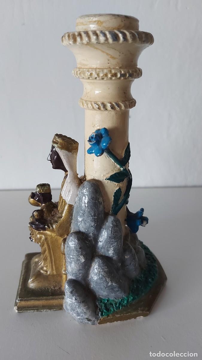 Antig&uuml;edades: PORTAVELAS VIRGEN DE MONTSERRAT - Foto 5