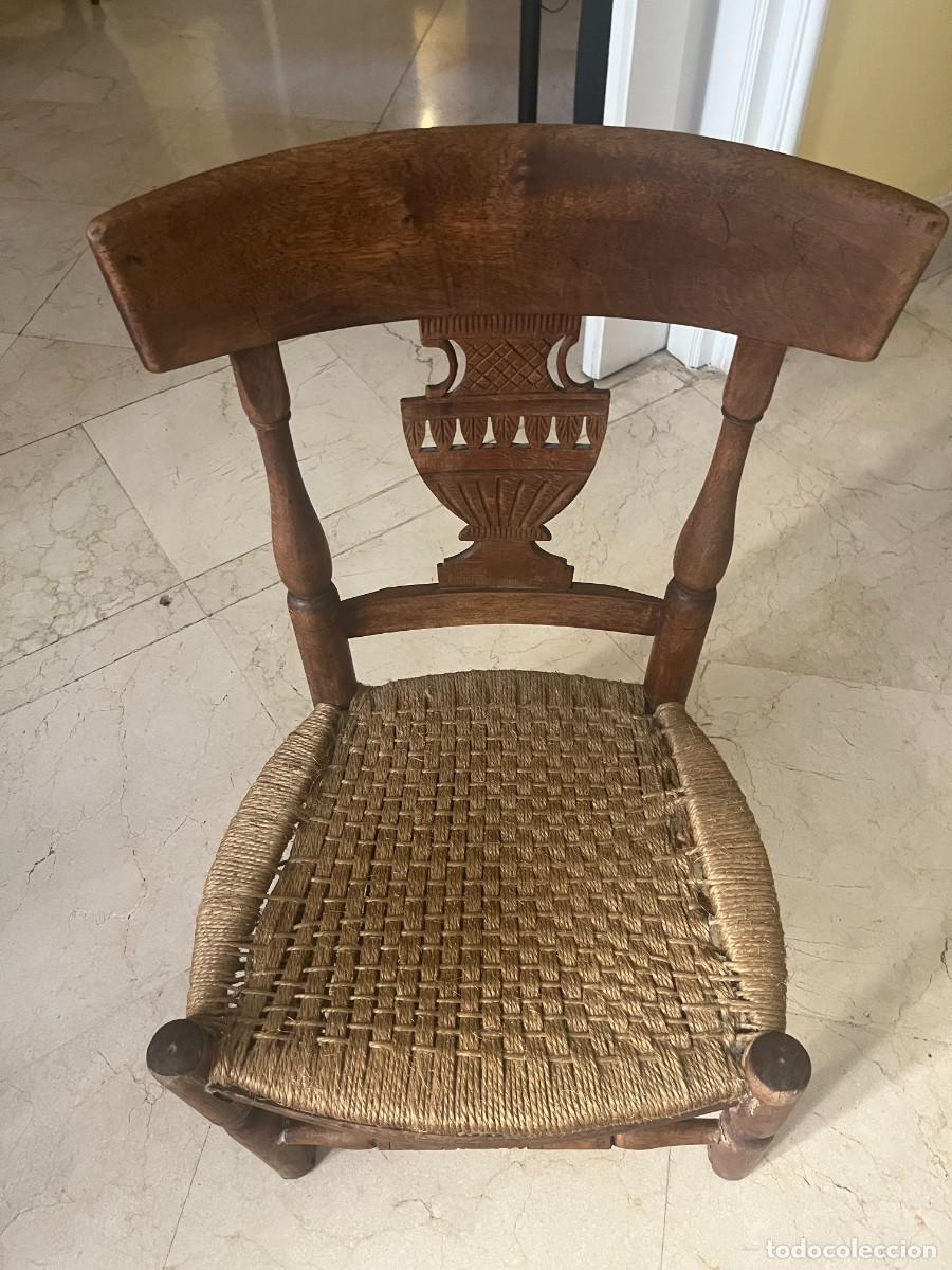 Antig&uuml;edades: Silla de chimenea antigua - Foto 1