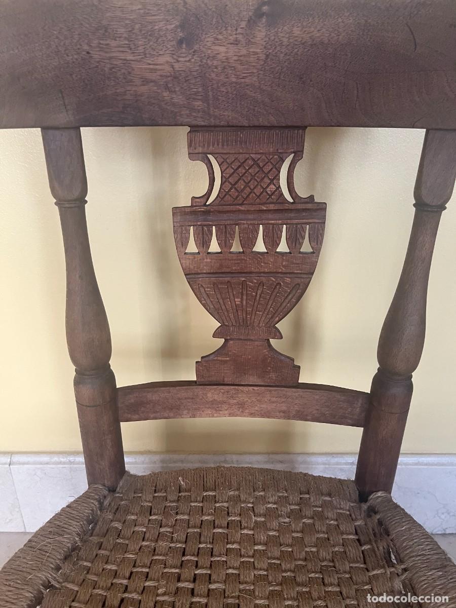 Antig&uuml;edades: Silla de chimenea antigua - Foto 2