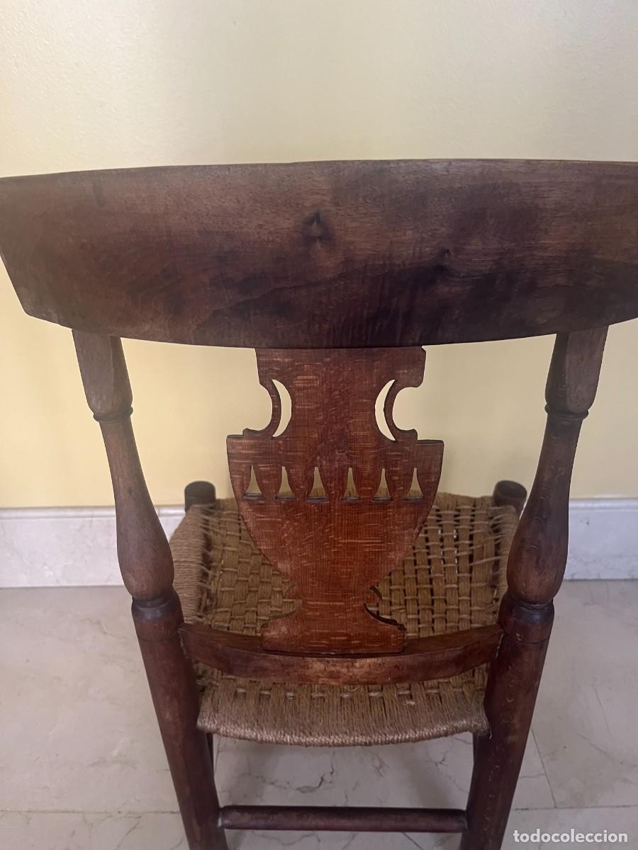 Antig&uuml;edades: Silla de chimenea antigua - Foto 3