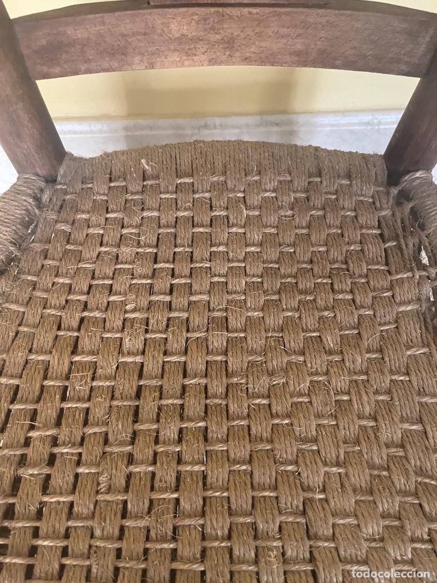Antig&uuml;edades: Silla de chimenea antigua - Foto 4