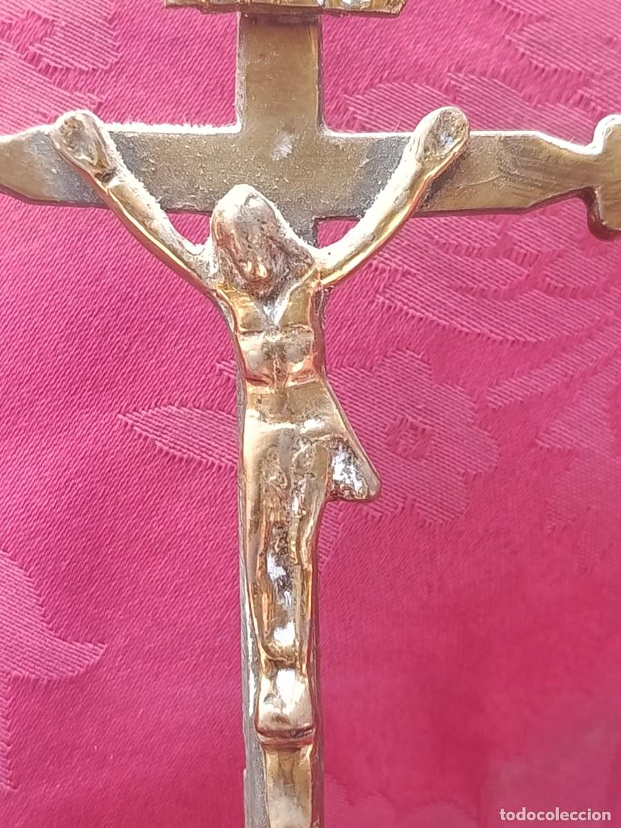 Antig&uuml;edades: Cruz de bronce, siglo XVIII - Foto 2