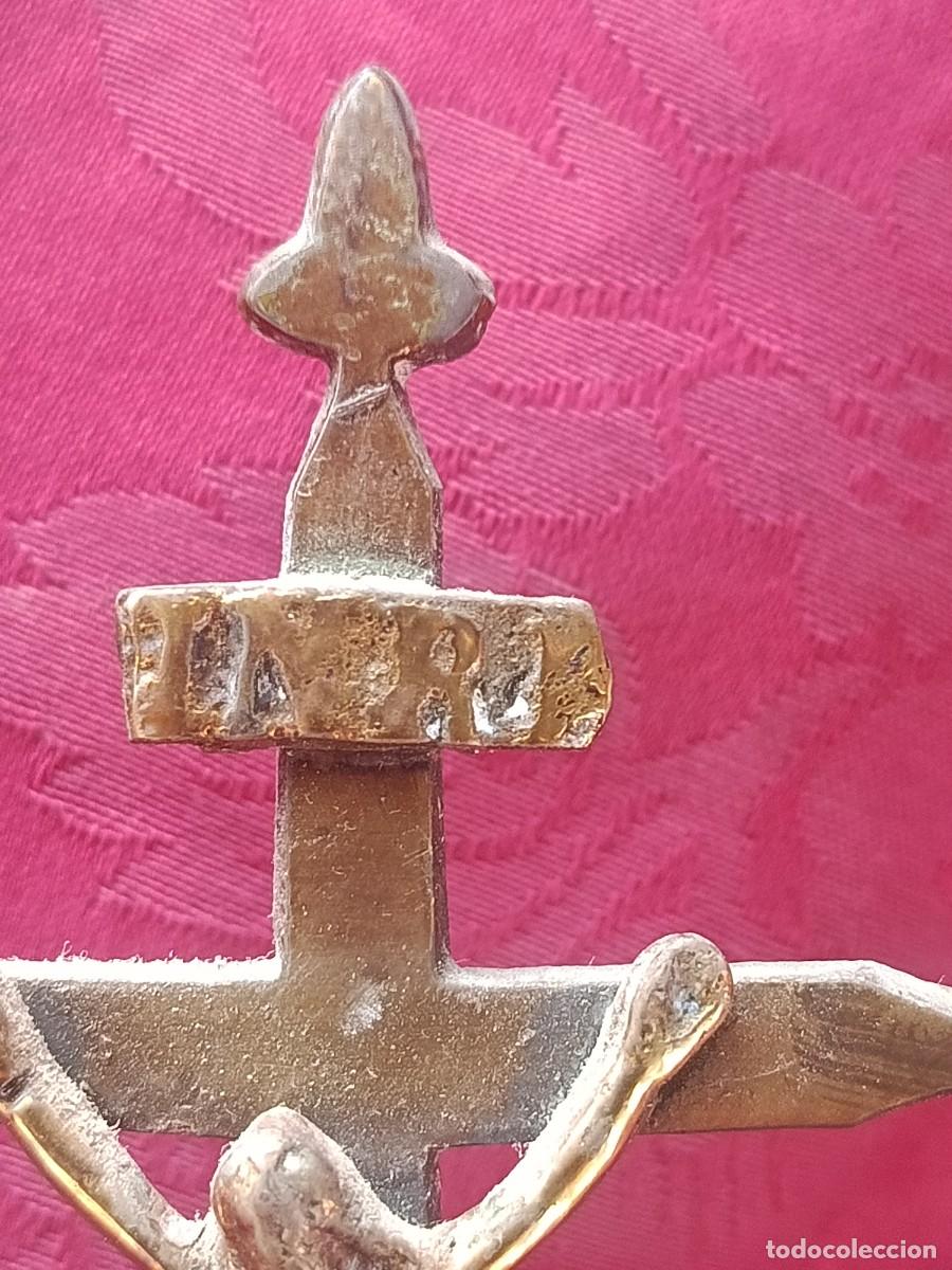 Antig&uuml;edades: Cruz de bronce, siglo XVIII - Foto 3