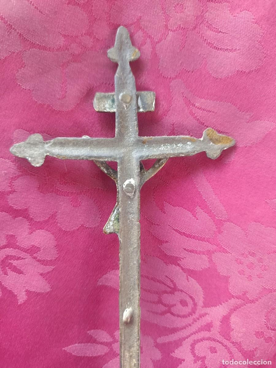 Antig&uuml;edades: Cruz de bronce, siglo XVIII - Foto 8
