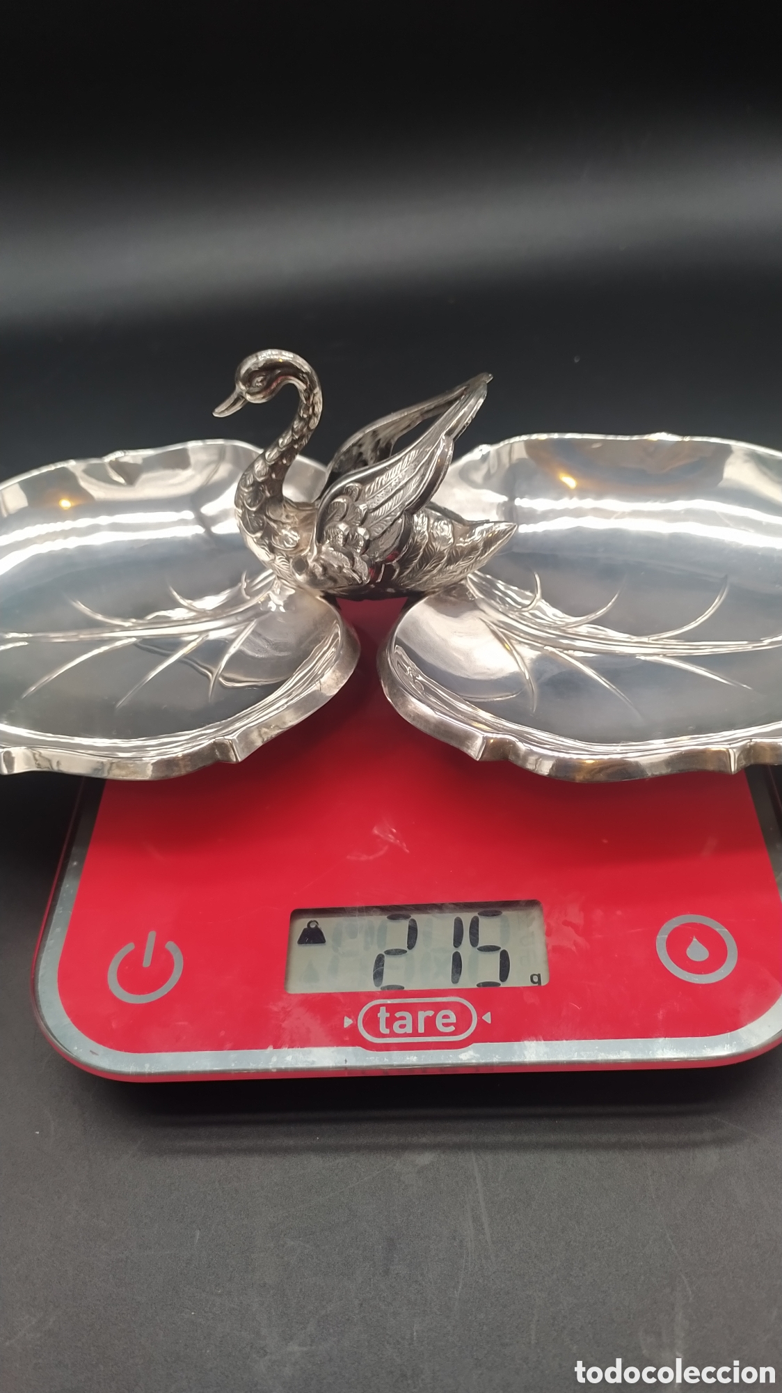 Antig&uuml;edades: Entremesera plata cisne. - Foto 10