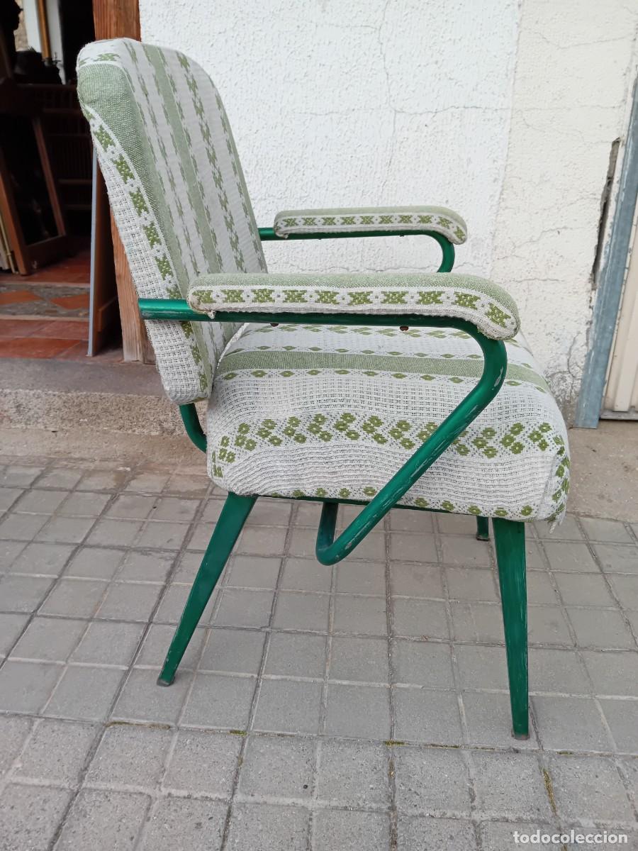 Antig&uuml;edades: Sill&oacute;n con sistema de balanc&iacute;n d&eacute;cada de los 50 - Foto 5