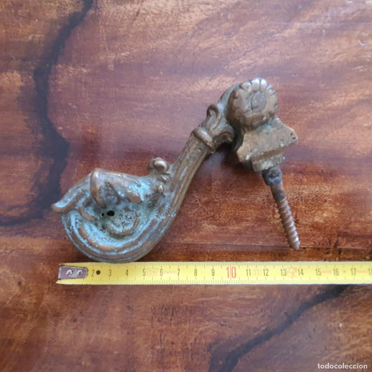 Antig&uuml;edades: Aldaba antig&uuml;a, de bronce - Foto 5