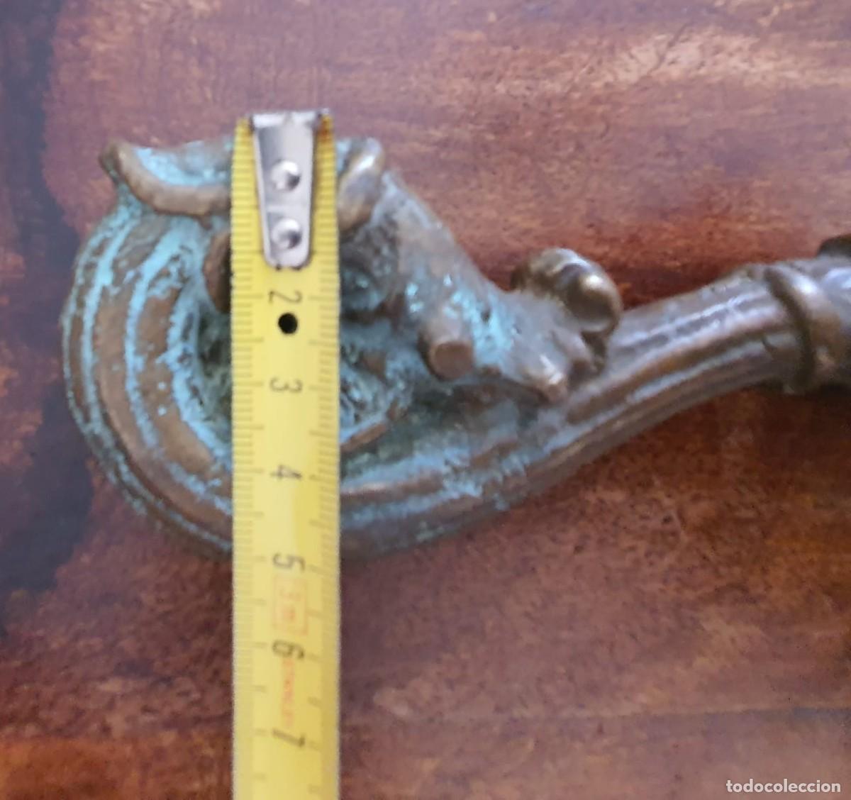 Antig&uuml;edades: Aldaba antig&uuml;a, de bronce - Foto 8