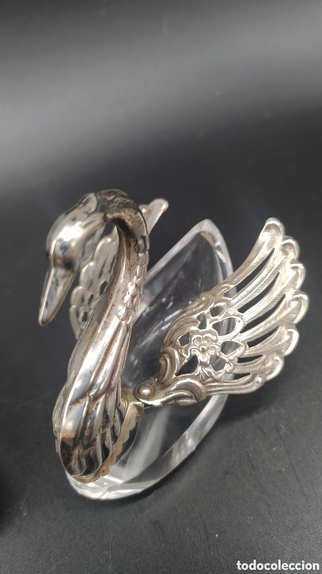 Antig&uuml;edades: Saleros en forma de cisne. - Foto 4