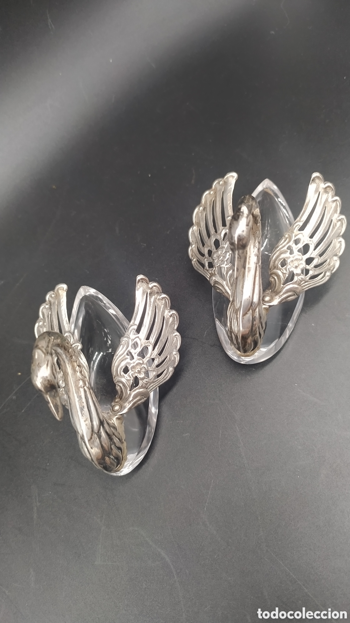 Antig&uuml;edades: Saleros en forma de cisne. - Foto 7