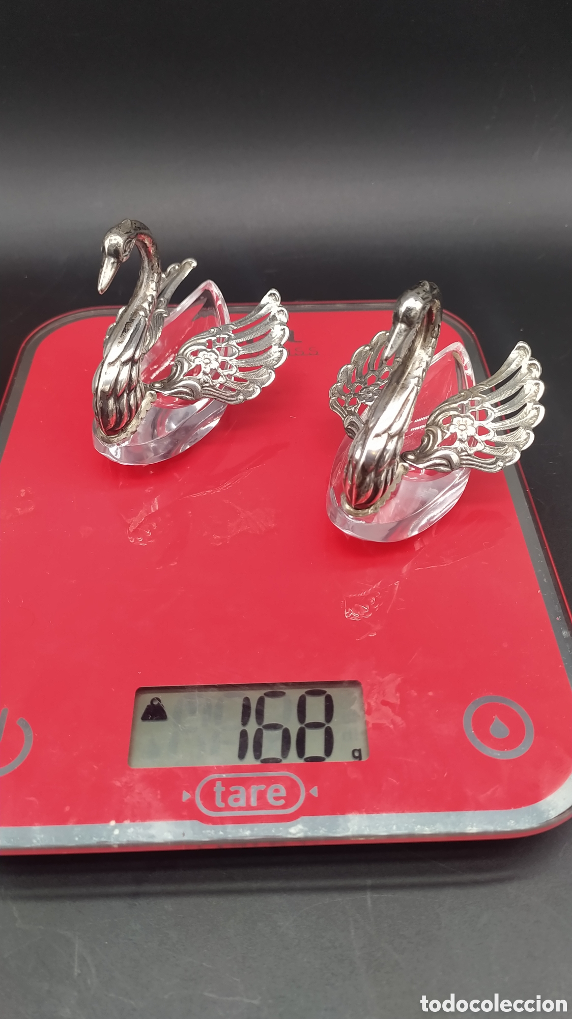 Antig&uuml;edades: Saleros en forma de cisne. - Foto 8