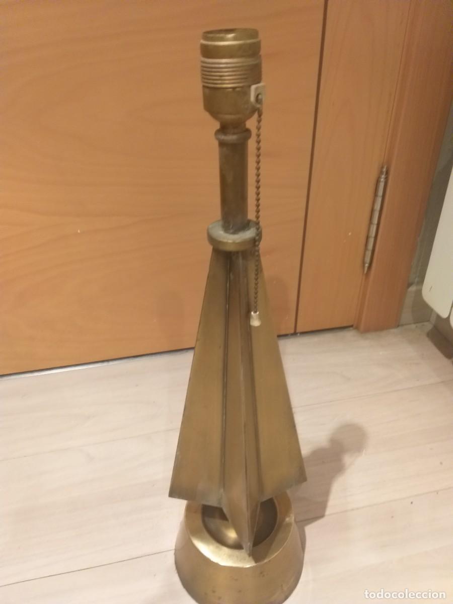 Antig&uuml;edades: L&aacute;mpara de mesa Art Dec&oacute; dorada - Foto 2